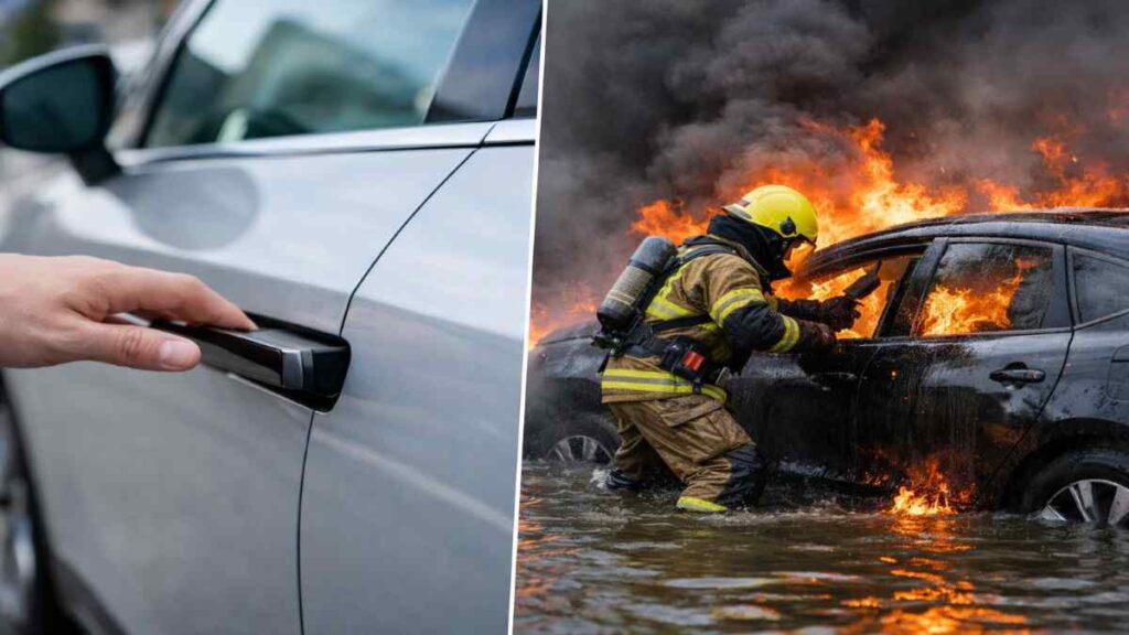 China Banned Car Flush Door Handles