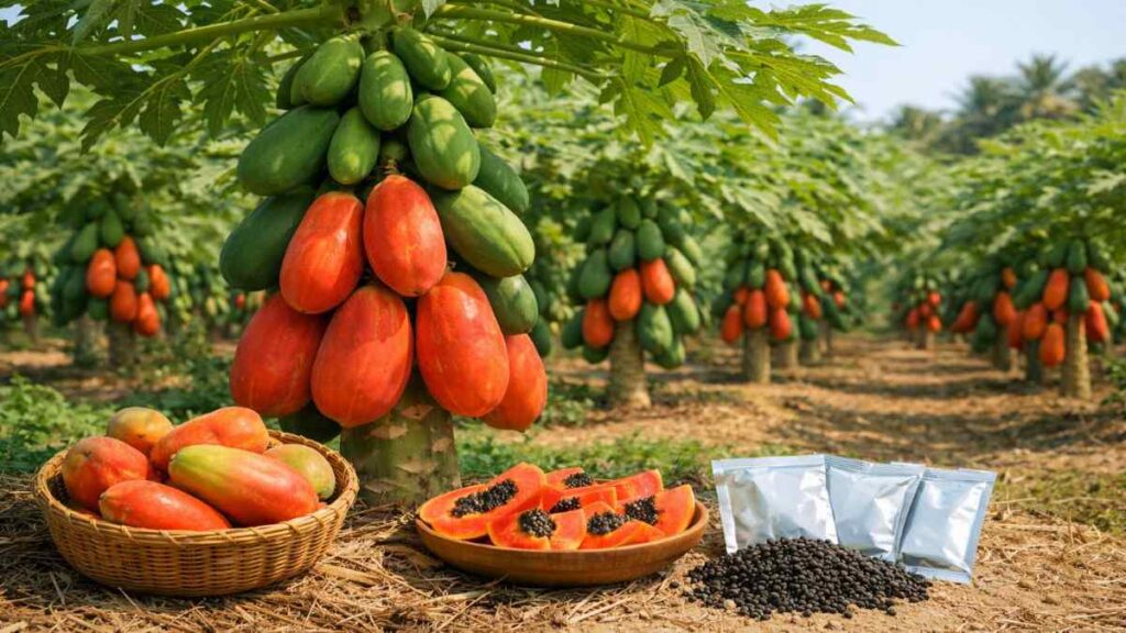 Red Glow पपीता बीज