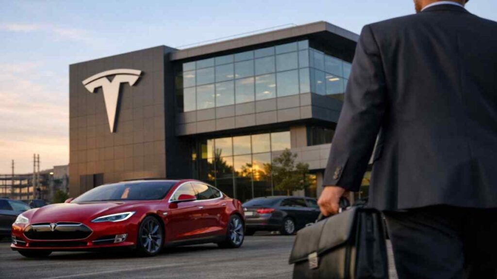 TESLA को झटका