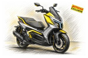 New TVS 160cc maxi scooter under development