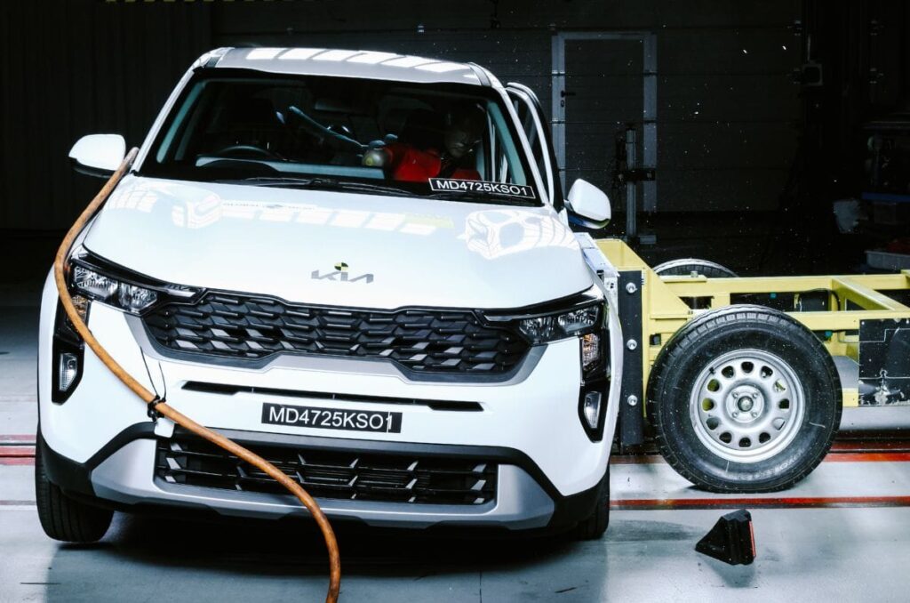 India-made Kia Sonet scores 1-star Global NCAP safety rating