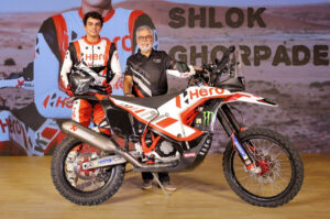 Shlok Ghorpade joins Hero MotoSports Dakar programme