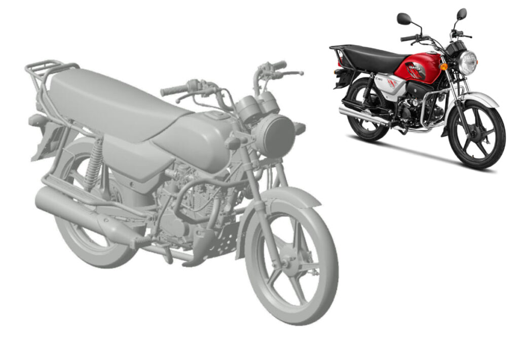 New Hero MotoCorp commuter motorcycle design patented