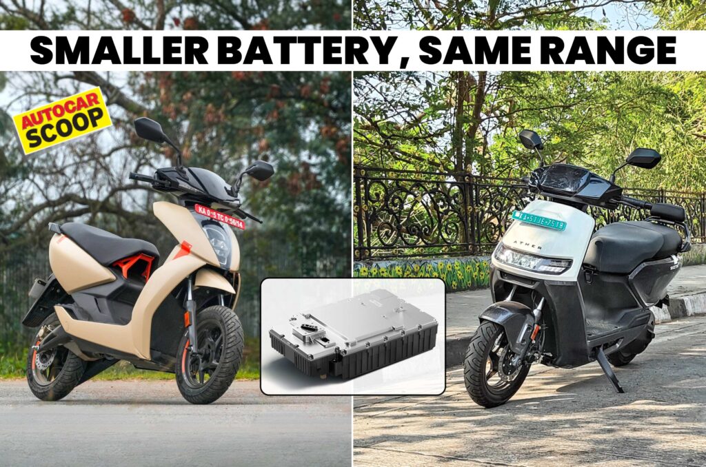 Ather scooters get new battery packs, LFP cells on Rizta