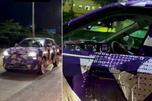 Mahindra BE 07 interior spied for the first time
