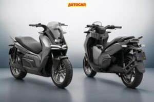 Vinfast Rasad electric maxi-scooter design patented in India