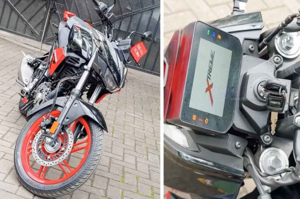 Updated Hero Xtreme 125R spotted with a TFT cluster