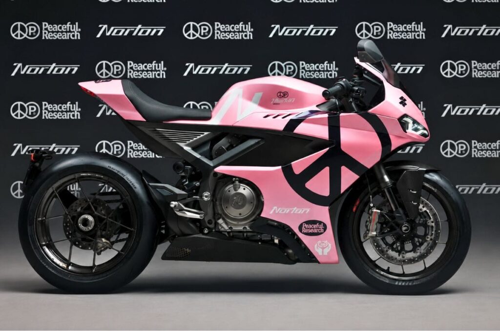 Norton unveils one-off Manx R with Peaceful Research