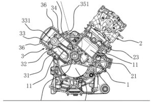 QJMotor patents single-cylinder ‘V-Twin’ Engine