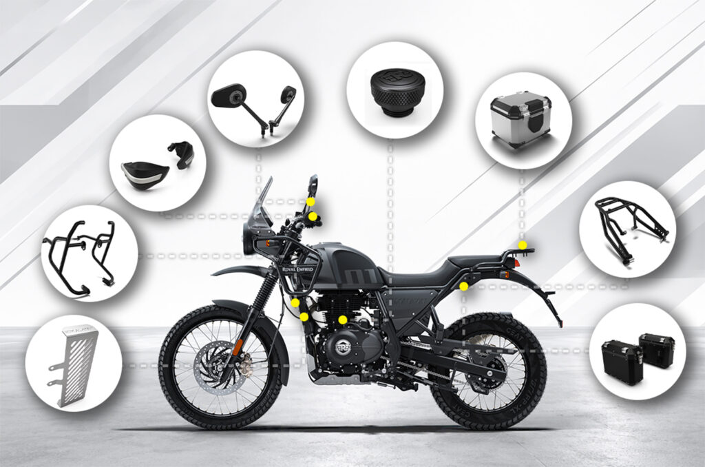 Royal Enfield Himalayan 440 accessory prices revealed
