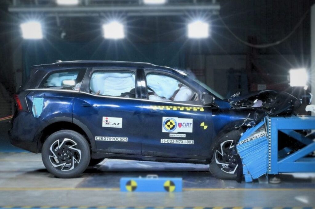 Mahindra XUV 7XO scores 5-star Bharat NCAP safety rating