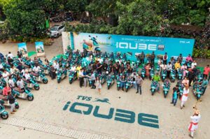 TVS iQube MillionR Special Edition sees 100-plus deliveries in Pune
