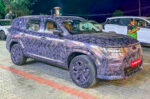 Upcoming Nissan 7-seater SUV spied testing