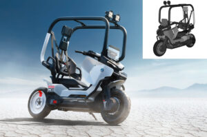 BMW Motorrad Vision CE self-balancing electric scooter patented in India